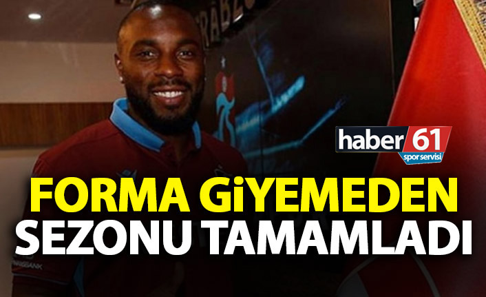 Trabzonspor'da Messias forma giymeden sezonu tamamladı