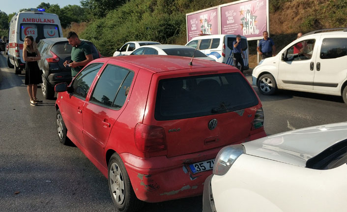 Zincirleme trafik kazası: 1 yaralı