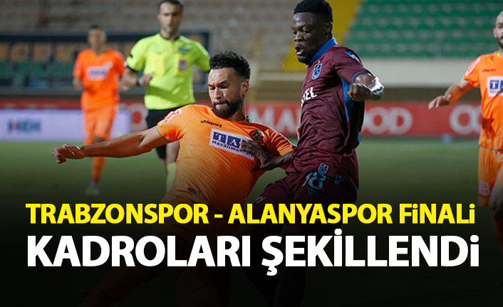 Trabzonspor'un Alanyaspopr 11'i şekillendi