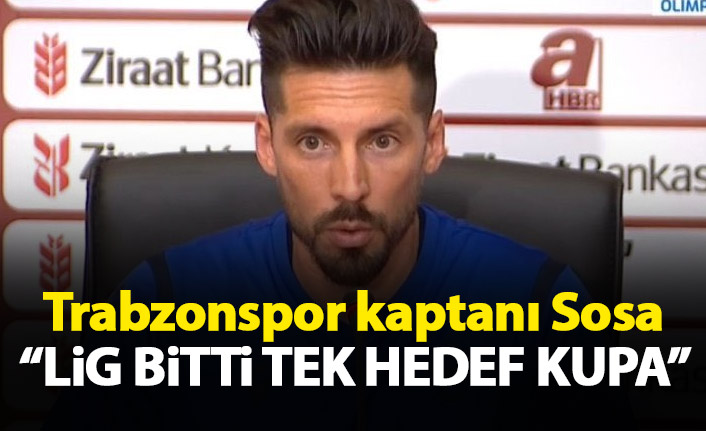 Sosa: Lig bitti tek hedef kupa