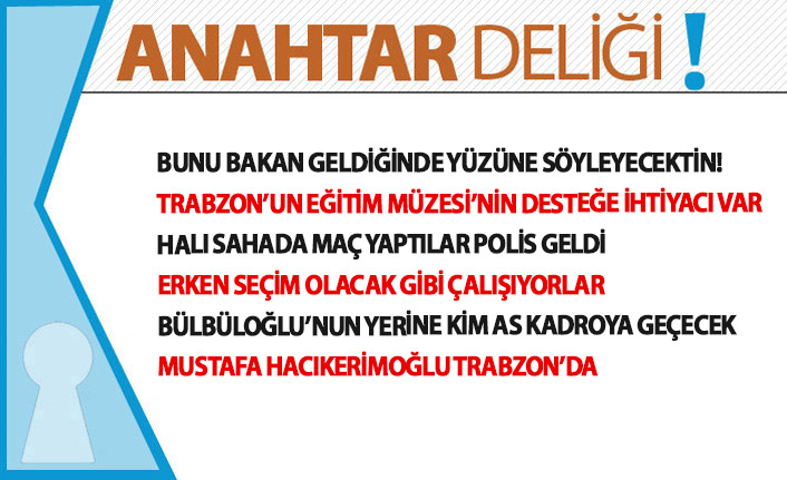 Anahtar Deliği 06.08.2020