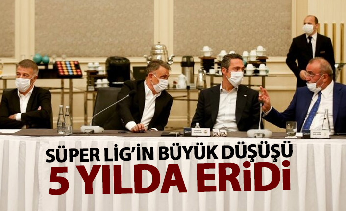 Süper Lig 5 yılda eridi!