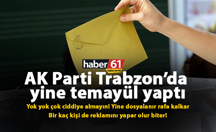 AK Parti Trabzon’da yine temayül yaptı