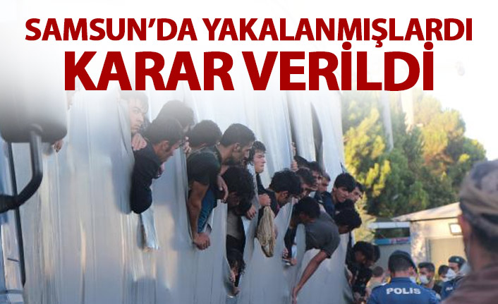 Samsun'da yakalanan 173 kişi için karar verildi