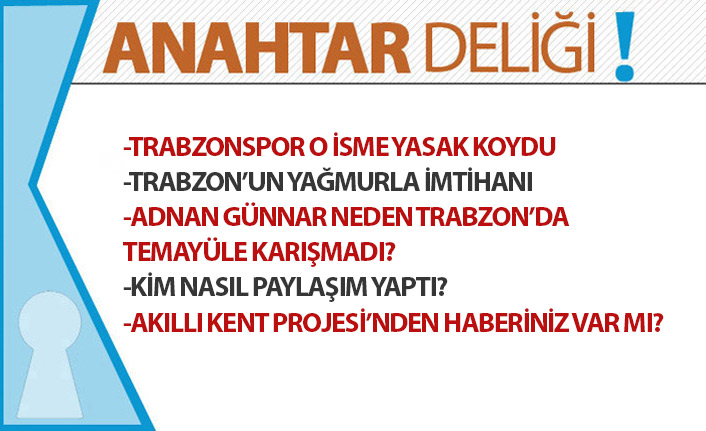 Anahtar Deliği 22.08.2020