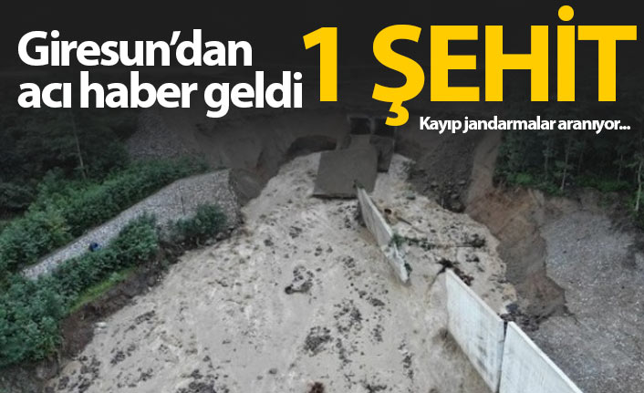 Giresun'dan acı haber geldi:1 şehit