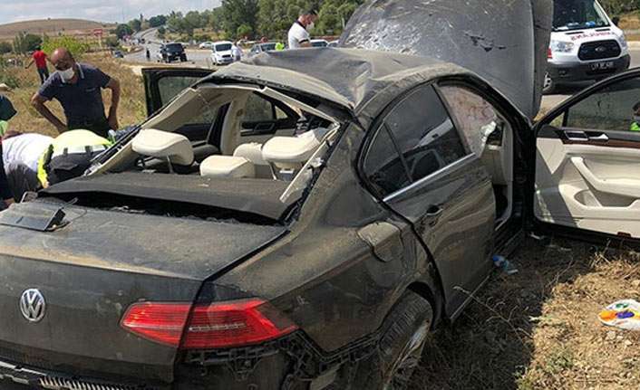 Bakan'ın korumaları Giresun'a giderken kaza yaptı: 4 yaralı