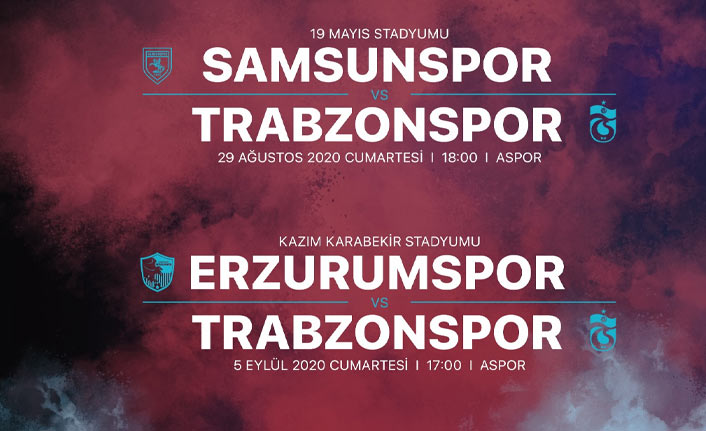 İşte Trabzonspor'un hazırlık maçı takvimi