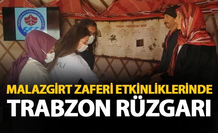 Malazgirt zaferi etkinliklerinde Trabzon rüzgarı