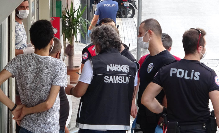 Samsun'da narkotik uygulaması