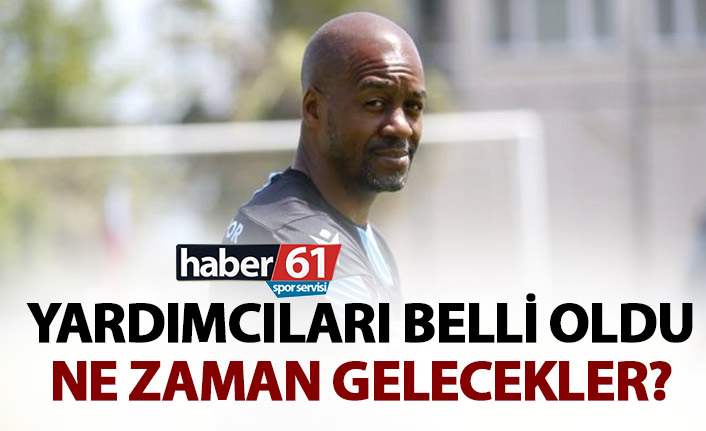 Trabzonspor’da yardımcı teknik adam belli oldu! İşte geliş tarihleri