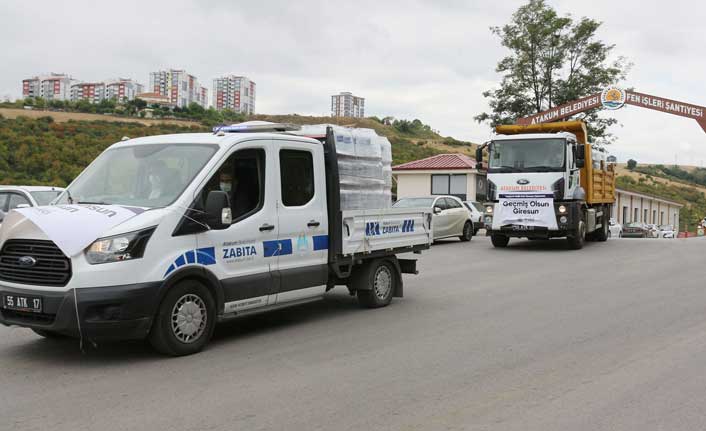 Atakum’dan Giresun’a yardım eli