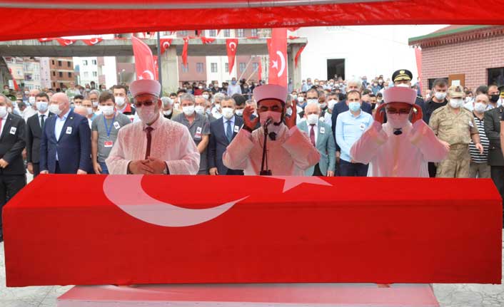 Ağrı şehidi, Ordu'da son yolculuğuna uğurlandı