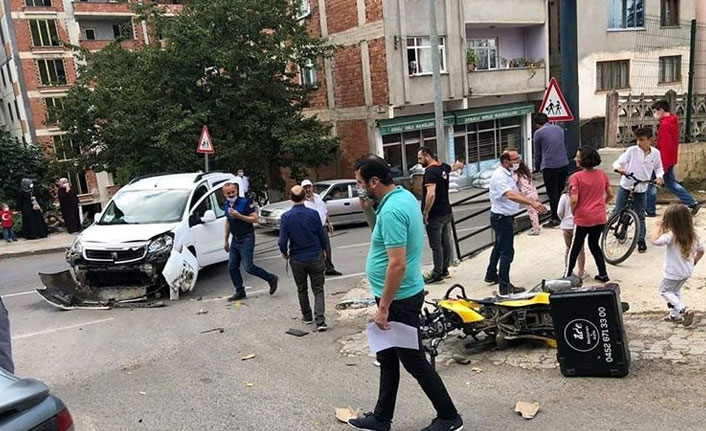 Korgan'da trafik kazası