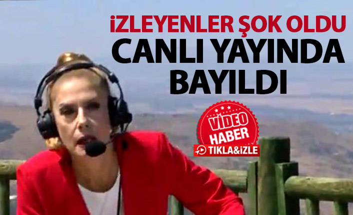 TRT spikeri canlı yayında bayıldı