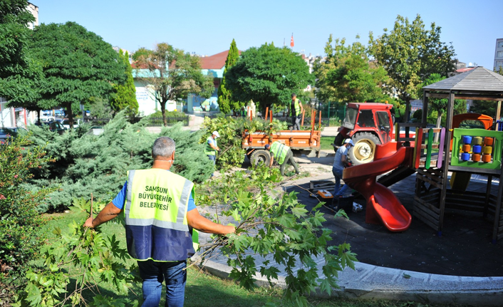 Samsun'da parklar yenileniyor