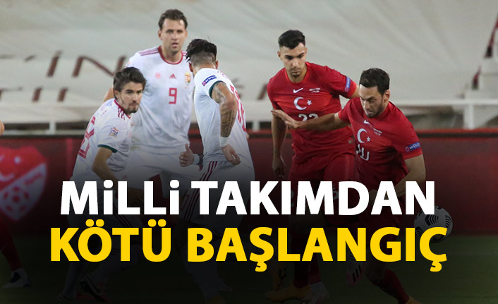 Milli takımdan kötü başlangıç