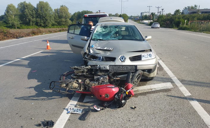 Samsun’da trafik kazası