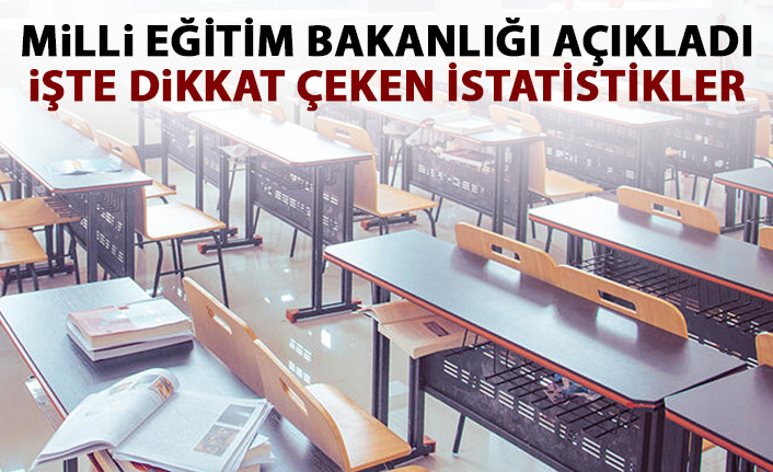 MEB açıkladı! İşte eğitimde dikkat çeken istatistikler