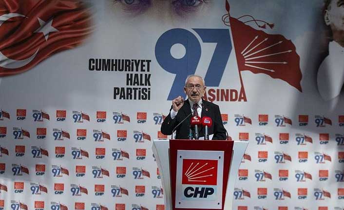 Kılıçdaroğlu: 97 yıl önce kurulan CHP güçlenerek yaşamını sürdürüyor