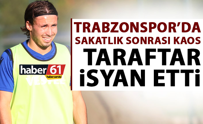 Trabzon'da sakatlık haberleri sonrası kaos! Sosyal medya yıkıldı!