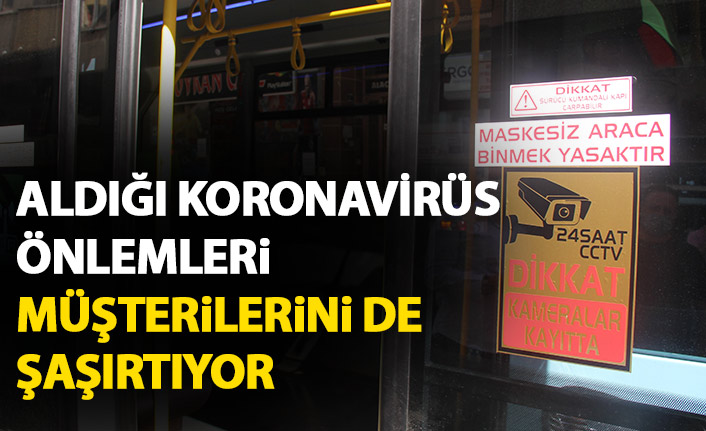 Minibüs şoförünün kurduğu sistem şaşırtıyor! otomatik dezenfekte yapıyor