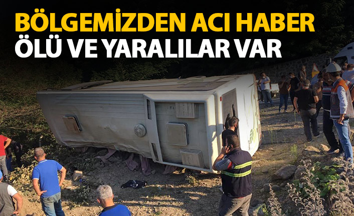 Artvin'de otobüs devrildi! Ölü ve yaralılar var