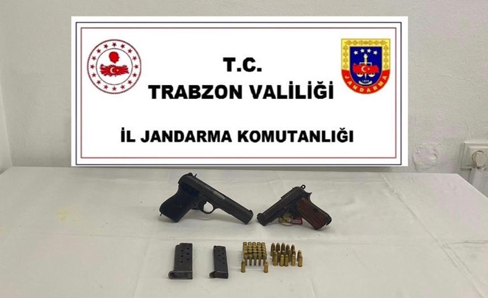 Trabzon’da silah operasyonu: 1 Kişi gözaltında