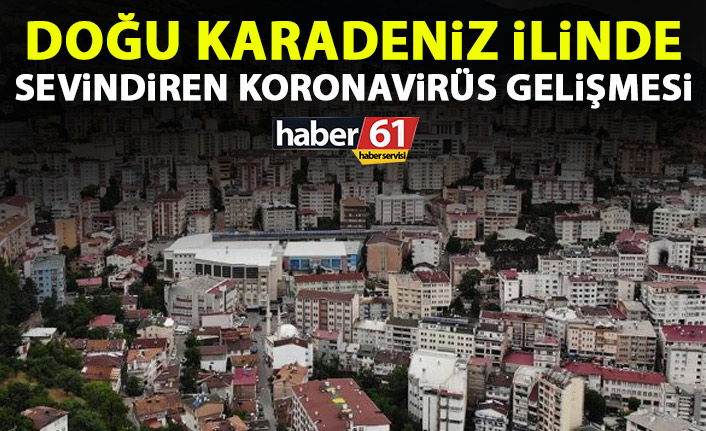 Doğu Karadeniz ilinden sevindirici koronavirüs gelişmesi!