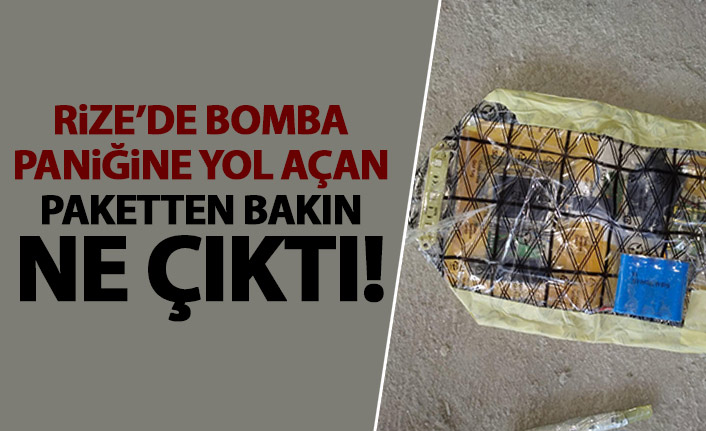 Bomba süsü verilmiş paket çocukların proje ödevi çıktı