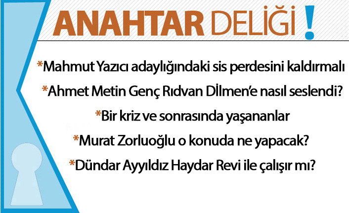 Anahtar Deliği 22.09.2020