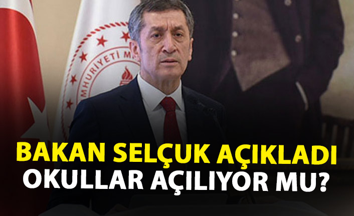 Bakan Selçuk'tan açıklama! Eğitimde son durum ne?