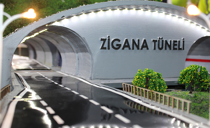 Zigana Tüneli'nin yüzde 74'ü tamamlandı