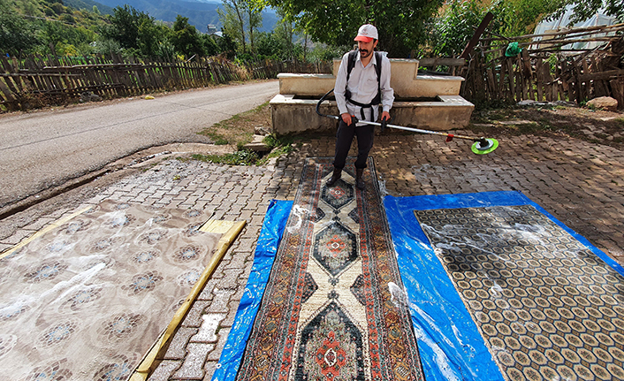 Ot biçme makinesiydi halı yıkama makinesi oldu