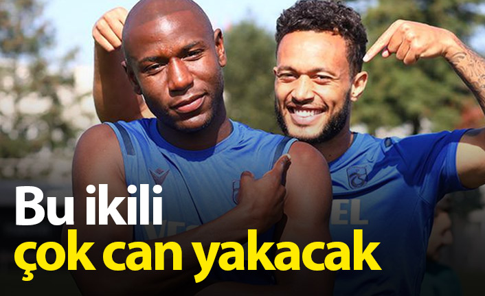 Trabzonspor'un yeni ikilisi Afobe ve Baker