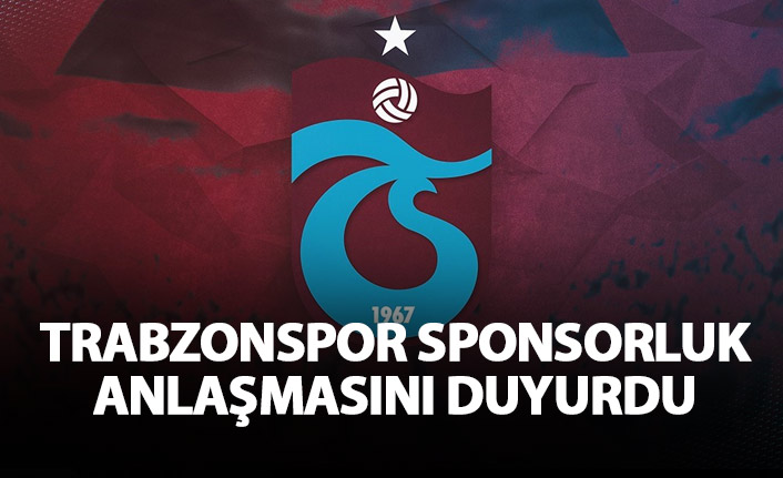 Trabzonspor sponsorluk anlaşmasını duyurdu