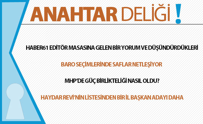 Anahtar Deliği 29.09.2020