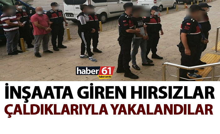 Trabzon’da inşaatta hırsızlık! Hurdacıya satmışlar