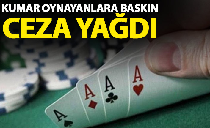 Rize'de kumar oynayanlara baskın! Ceza yağdı