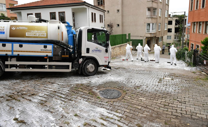 Ordu'da temizlik ve dezenfekte çalışmaları