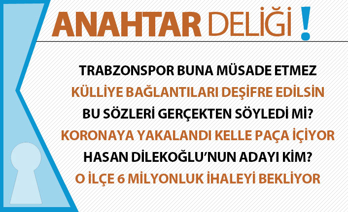 Anahtar Deliği 04.10.2020