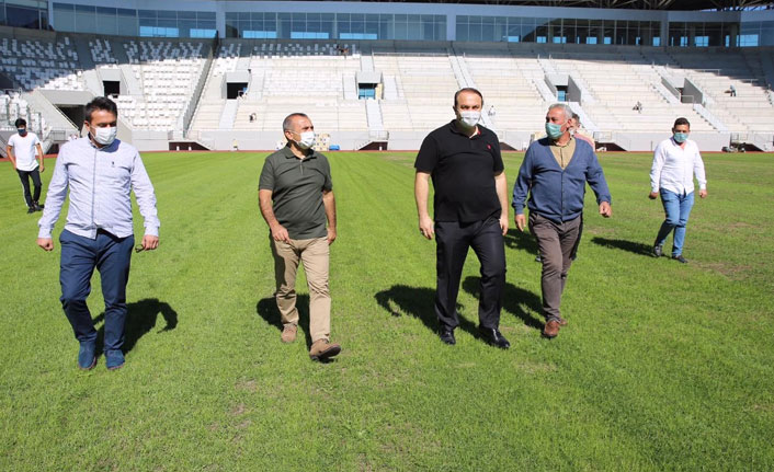 Yeni Ordu Stadı’nın koltukları takılmaya başlandı