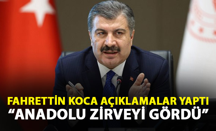 Fahrettin Koca açıklamalarda bulundu