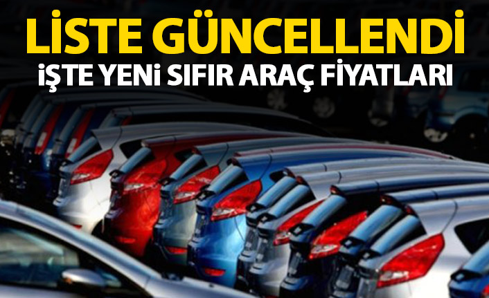 Ekim ayı otomobil fiyatları güncellendi! İşte yeni fiyatlar