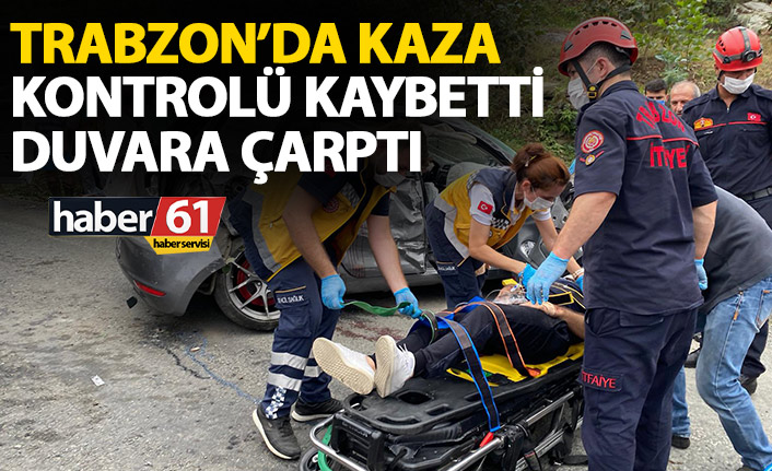 Trabzon’da kaza! Aynı aileden 4 kişi ölümden döndü