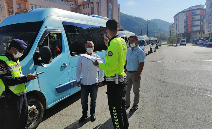 106 okul servis aracı denetlendi