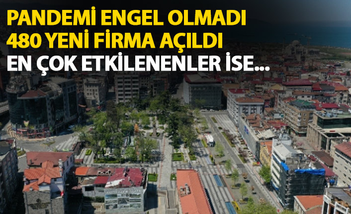 Koronavirüs engel olmadı! Trabzon'a 480 yeni firma