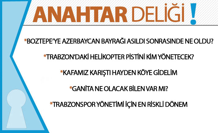 Anahtar Deliği 19.10.2020