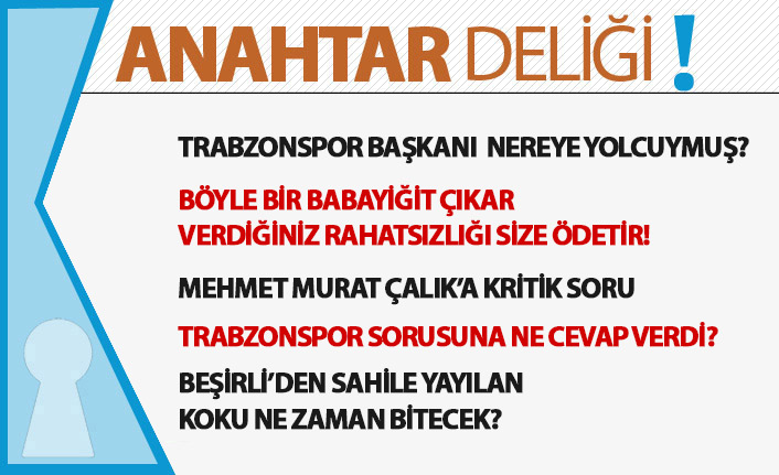 Anahtar Deliği 25.10.2020