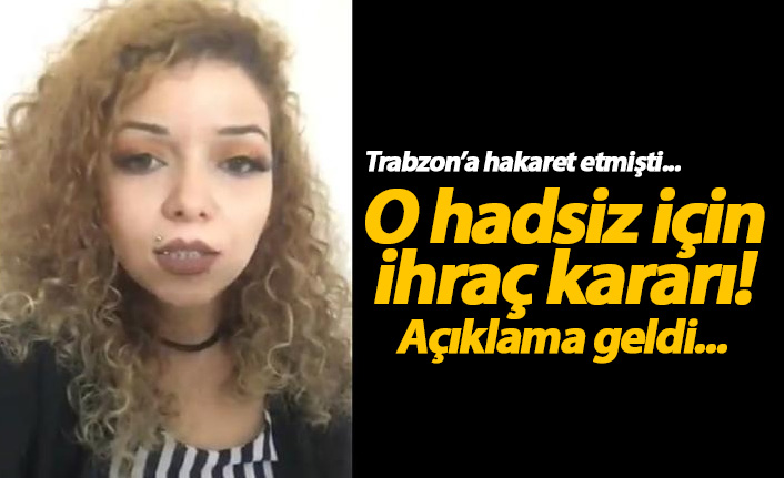 Trabzon'a hakaret eden İlayda Kılıç CHP'den ihraç ediliyor!